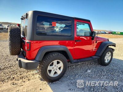 Trzecie zdjęcie samochodu z tyłu: 2012 JEEP WRANGLER SPORT VIN:1C4AJWAG5CL175900 - miniatura