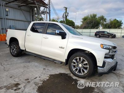 Czwarte zdjęcie samochodu z boku: 2021 CHEVROLET SILVERADO C1500 LT VIN:3GCPWCED9MG111142 - miniatura