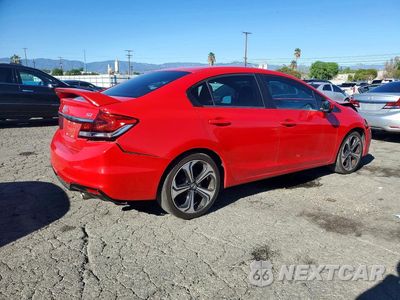Trzecie zdjęcie samochodu z tyłu: 2015 HONDA CIVIC SI VIN:2HGFB6E55FH702462 - miniatura