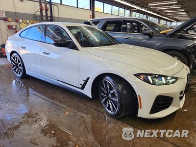 Czwarte zdjęcie samochodu z boku: 2026 BMW M440XI GRAN COUPE VIN:WBA63FB09TFX13950 - miniatura