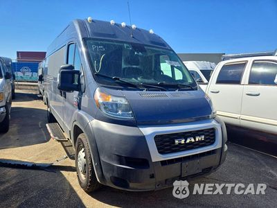 Czwarte zdjęcie samochodu z boku: 2021 RAM PROMASTER 3500 DELIVERY VAN VIN:3C6MRVJG2ME579996 - miniatura