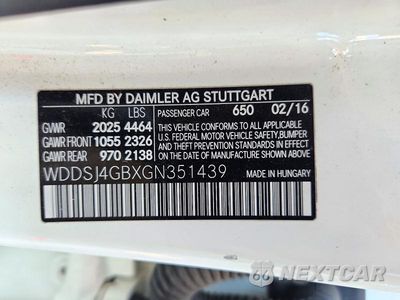 Zdjęcie 12 z 12 samochodu: 2016 MERCEDES-BENZ CLA 250 4MATIC VIN:WDDSJ4GBXGN351439 - miniatura