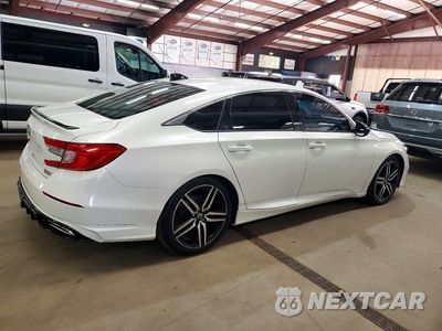 Trzecie zdjęcie samochodu z tyłu: 2021 HONDA ACCORD SPORT SE VIN:1HGCV1F46MA054158 - miniatura