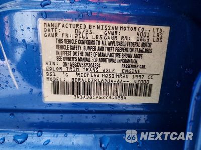 Zdjęcie 12 z 12 samochodu: 2025 NISSAN SENTRA SV VIN:3N1AB8CV5SY364284 - miniatura