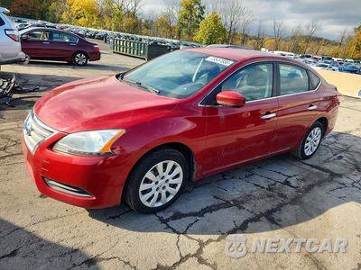 2013 NISSAN SENTRA S 3N1AB7AP3DL700531 - główne zdjęcie licytacji z USA - miniatura