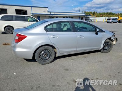 Trzecie zdjęcie samochodu z tyłu: 2012 HONDA CIVIC LX VIN:19XFB2F54CE046350 - miniatura