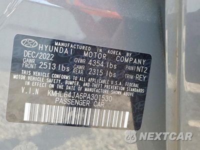 Zdjęcie 12 z 12 samochodu: 2023 HYUNDAI SONATA SEL VIN:KMHL64JA6PA301530 - miniatura