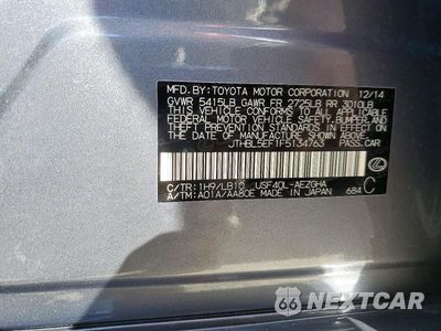 Zdjęcie 13 z 13 samochodu: 2015 LEXUS LS 460 VIN:JTHBL5EF1F5134763 - miniatura