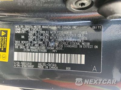 Zdjęcie 13 z 13 samochodu: 2011 LEXUS RX 350 VIN:2T2BK1BA8BC114086 - miniatura