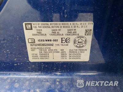 Zdjęcie 12 z 12 samochodu: 2014 GMC SIERRA K1500 SLT VIN:3GTU2VEC8EG356842 - miniatura