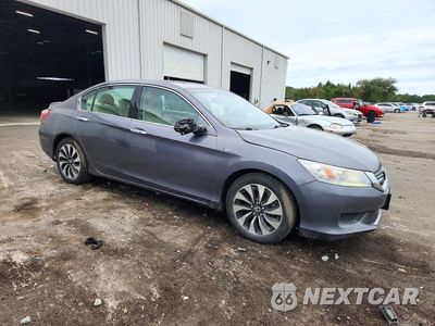 Czwarte zdjęcie samochodu z boku: 2015 HONDA ACCORD TOURING HYBRID VIN:1HGCR6F77FA001063 - miniatura