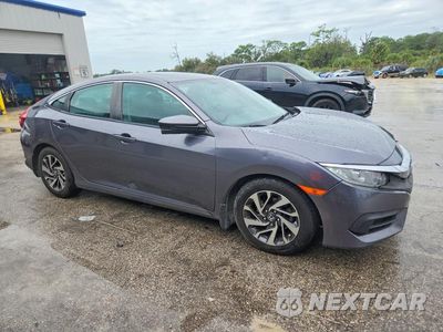 Czwarte zdjęcie samochodu z boku: 2017 HONDA CIVIC EX VIN:19XFC2F79HE077891 - miniatura