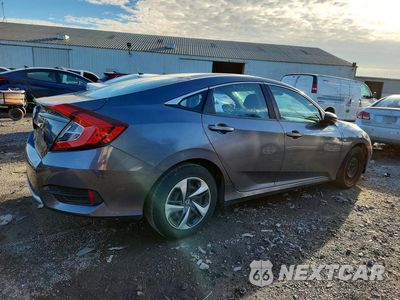 Trzecie zdjęcie samochodu z tyłu: 2020 HONDA CIVIC LX VIN:2HGFC2F67LH537345 - miniatura