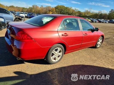 Trzecie zdjęcie samochodu z tyłu: 2007 HONDA ACCORD EX VIN:1HGCM56767A103643 - miniatura