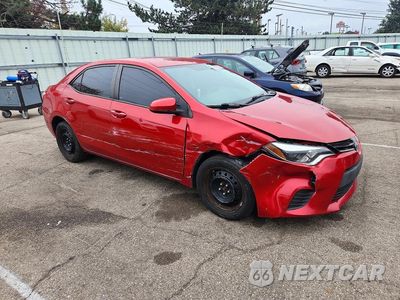 Czwarte zdjęcie samochodu z boku: 2016 TOYOTA COROLLA LE VIN:5YFBURHE3GP543361 - miniatura