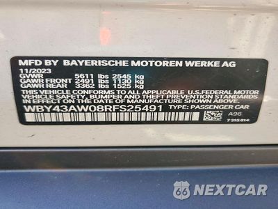 Zdjęcie 12 z 12 samochodu: 2024 BMW I4 EDRIVE 35 VIN:WBY43AW08RFS25491 - miniatura