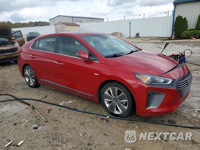 Czwarte zdjęcie samochodu z boku: 2019 HYUNDAI IONIQ LIMITED VIN:KMHC05LC8KU117638 - miniatura