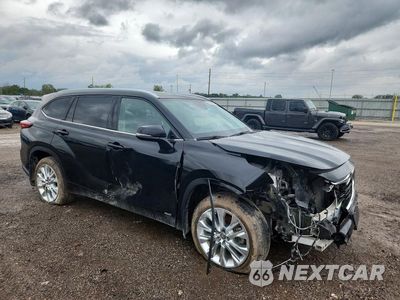 Czwarte zdjęcie samochodu z boku: 2023 TOYOTA HIGHLANDER HYBRID LIMITED VIN:5TDXBRCH8PS125124 - miniatura