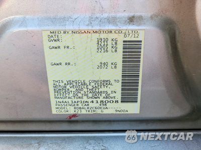 Zdjęcie 12 z 12 samochodu: 2013 NISSAN ALTIMA 2.5 VIN:1N4AL3AP1DN418008 - miniatura
