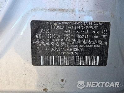 Zdjęcie 12 z 13 samochodu: 2020 HYUNDAI ACCENT SE VIN:3KPC24A6XLE106453 - miniatura