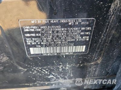 Zdjęcie 12 z 12 samochodu: 2014 SUBARU FORESTER 2.5I PREMIUM VIN:JF2SJAEC4EH480794 - miniatura