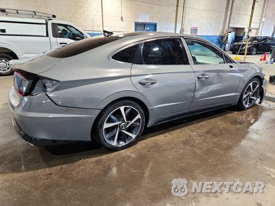 Trzecie zdjęcie samochodu z tyłu: 2023 HYUNDAI SONATA SEL PLUS VIN:KMHL44J25PA279227 - miniatura