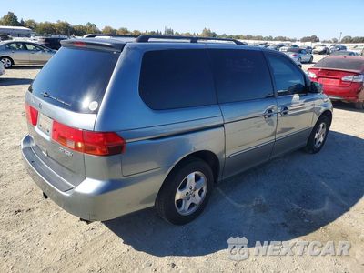 Trzecie zdjęcie samochodu z tyłu: 2001 HONDA ODYSSEY EX VIN:2HKRL18621H551421 - miniatura