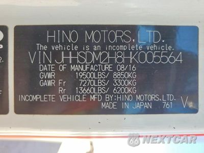 Zdjęcie 13 z 13 samochodu: 2017 HINO 195 BOX TRUCK VIN:JHHSDM2H8HK005564 - miniatura