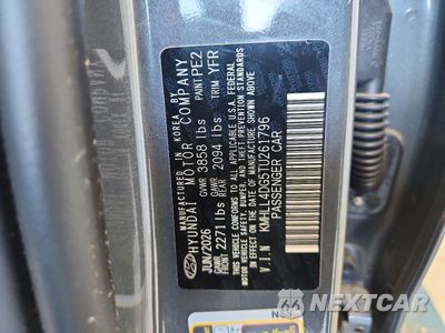 Zdjęcie 12 z 12 samochodu: 2026 HYUNDAI ELANTRA SE VIN:KMHLL4DG5TU261796 - miniatura