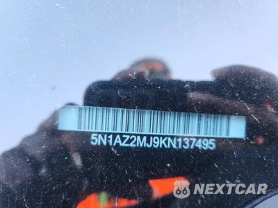 Zdjęcie 13 z 13 samochodu: 2019 NISSAN MURANO SV VIN:5N1AZ2MJ9KN137495 - miniatura