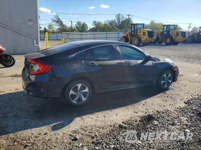 Trzecie zdjęcie samochodu z tyłu: 2021 HONDA CIVIC LX VIN:2HGFC2F60MH520209 - miniatura