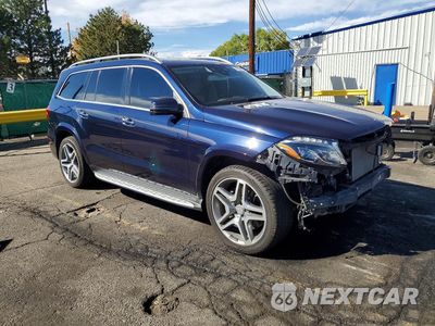 Czwarte zdjęcie samochodu z boku: 2017 MERCEDES-BENZ GLS 550 4MATIC VIN:4JGDF7DEXHA820764 - miniatura