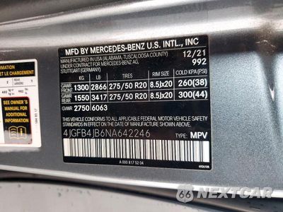 Zdjęcie 13 z 13 samochodu: 2022 MERCEDES-BENZ GLE 350 VIN:4JGFB4JB6NA642246 - miniatura