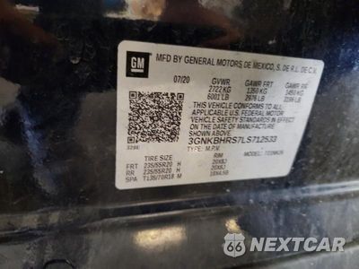 Zdjęcie 13 z 13 samochodu: 2020 CHEVROLET BLAZER 2LT VIN:3GNKBHRS7LS712533 - miniatura