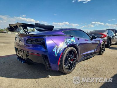 Trzecie zdjęcie samochodu z tyłu: 2019 CHEVROLET CORVETTE Z06 2LZ VIN:1G1YS2D6XK5605326 - miniatura
