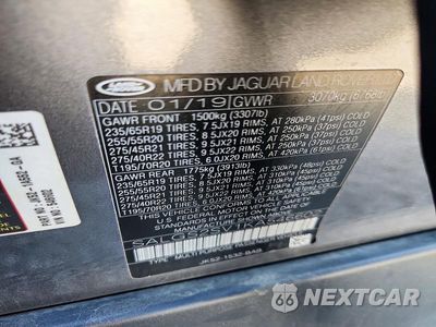 Zdjęcie 13 z 13 samochodu: 2019 LAND ROVER RANGE ROVER HSE VIN:SALGS2SV1KA546602 - miniatura
