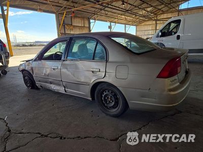 Drugie zdjęcie samochodu z przodu: 2002 HONDA CIVIC LX VIN:1HGES16542L080382 - miniatura