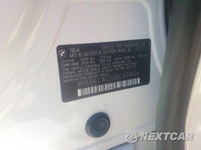 Zdjęcie 11 z 11 samochodu: 2011 BMW 750 LXI VIN:WBAKC8C52BC434506 - miniatura