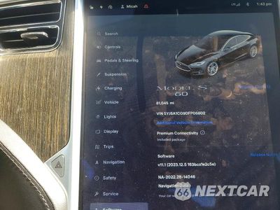 Zdjęcie 9 z 12 samochodu: 2013 TESLA MODEL S VIN:5YJSA1CG9DFP06802 - miniatura