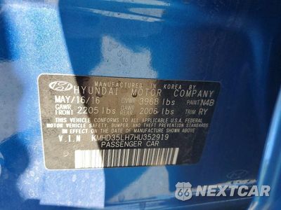 Zdjęcie 12 z 12 samochodu: 2017 HYUNDAI ELANTRA GT BASE VIN:KMHD35LH7HU352919 - miniatura