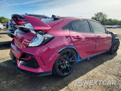 Trzecie zdjęcie samochodu z tyłu: 2021 HONDA CIVIC TYPE-R TOURING VIN:SHHFK8G73MU201936 - miniatura