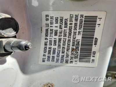 Zdjęcie 12 z 12 samochodu: 2021 HONDA INSIGHT EX VIN:19XZE4F52ME004471 - miniatura