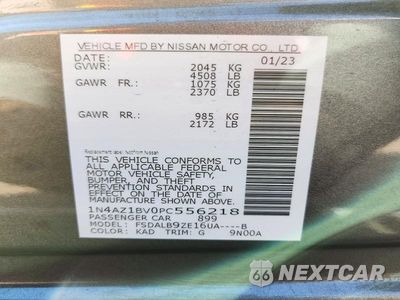 Zdjęcie 12 z 12 samochodu: 2023 NISSAN LEAF S VIN:1N4AZ1BV0PC556218 - miniatura