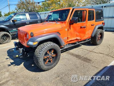 2018 JEEP WRANGLER UNLIMITED SPORT 1C4HJXDG6JW187095 - główne zdjęcie licytacji z USA - miniatura