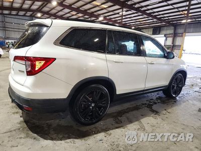 Trzecie zdjęcie samochodu z tyłu: 2021 HONDA PILOT SE VIN:5FNYF5H25MB037234 - miniatura