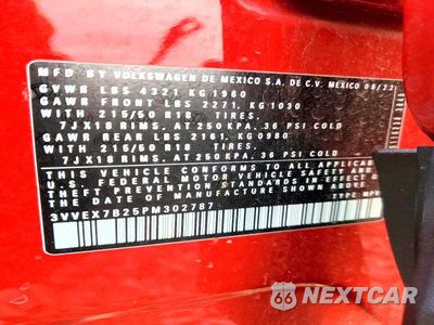 Zdjęcie 13 z 13 samochodu: 2023 VOLKSWAGEN TAOS SE VIN:3VVEX7B25PM302787 - miniatura