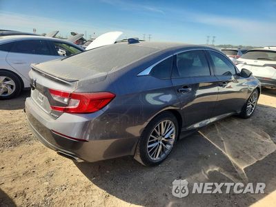 Trzecie zdjęcie samochodu z tyłu: 2018 HONDA ACCORD SPORT VIN:1HGCV1F30JA051646 - miniatura