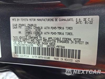 Zdjęcie 13 z 13 samochodu: 2022 TOYOTA TACOMA SR5 V6 VIN:3TYAZ5CN9NT016298 - miniatura