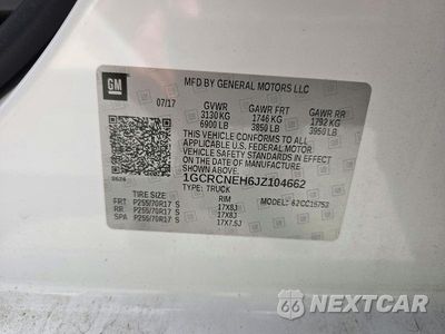 Zdjęcie 12 z 12 samochodu: 2018 CHEVROLET SILVERADO C1500 VIN:1GCRCNEH6JZ104662 - miniatura