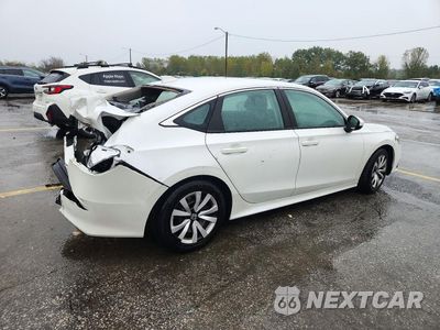 Trzecie zdjęcie samochodu z tyłu: 2022 HONDA CIVIC LX VIN:2HGFE2F23NH523145 - miniatura